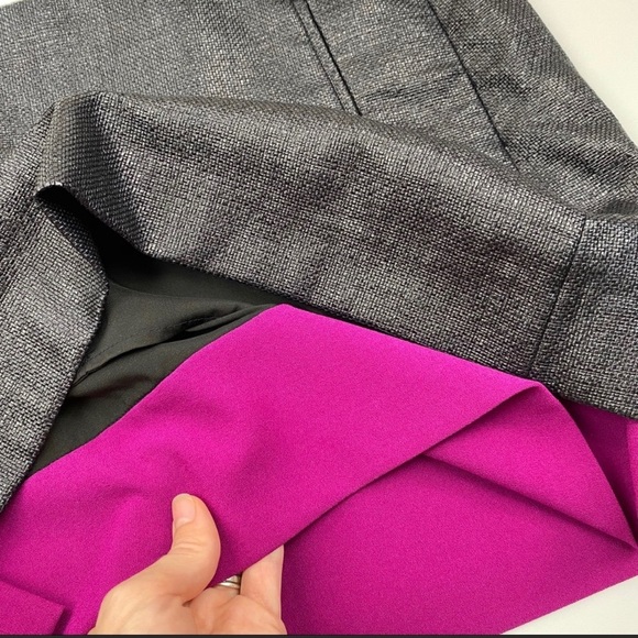 Diane von Furstenberg Elley Mini Skirt Black Pink - Picture 6 of 7